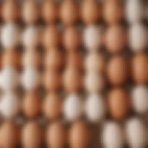 Visual comparison of Just Egg and standard eggs side by side