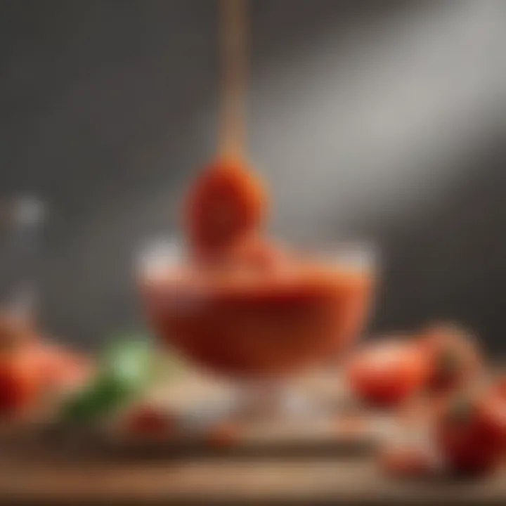Symptoms of tomato sauce allergy depicted