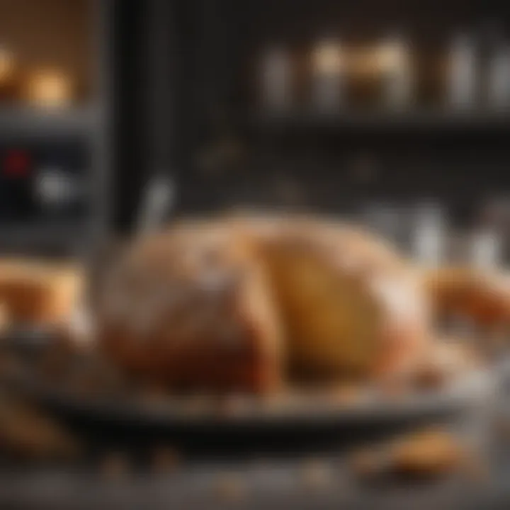 Visual representation of baking outcomes affected by ingredient weight
