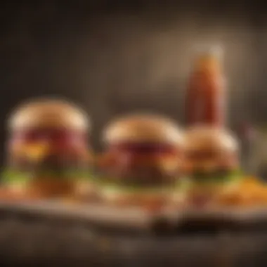 A Culinary Journey: Regional Sauces and Flavors Diverse burger options highlighting regional sauces