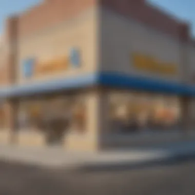 Walmart storefront during daytime