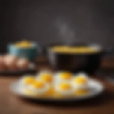 Delicious Eggs Cooked to Perfection Perfectly cooked eggs from the WMF egg cooker on a plate