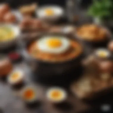 Diverse Recipes for Egg Lovers Recipe book featuring various egg dishes using the WMF egg cooker