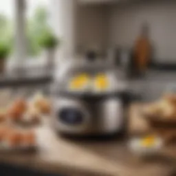WMF egg cooker showcasing its sleek design and functionality