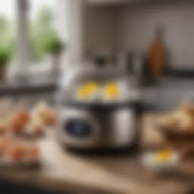 Elegant Design of WMF Egg Cooker WMF egg cooker showcasing its sleek design and functionality